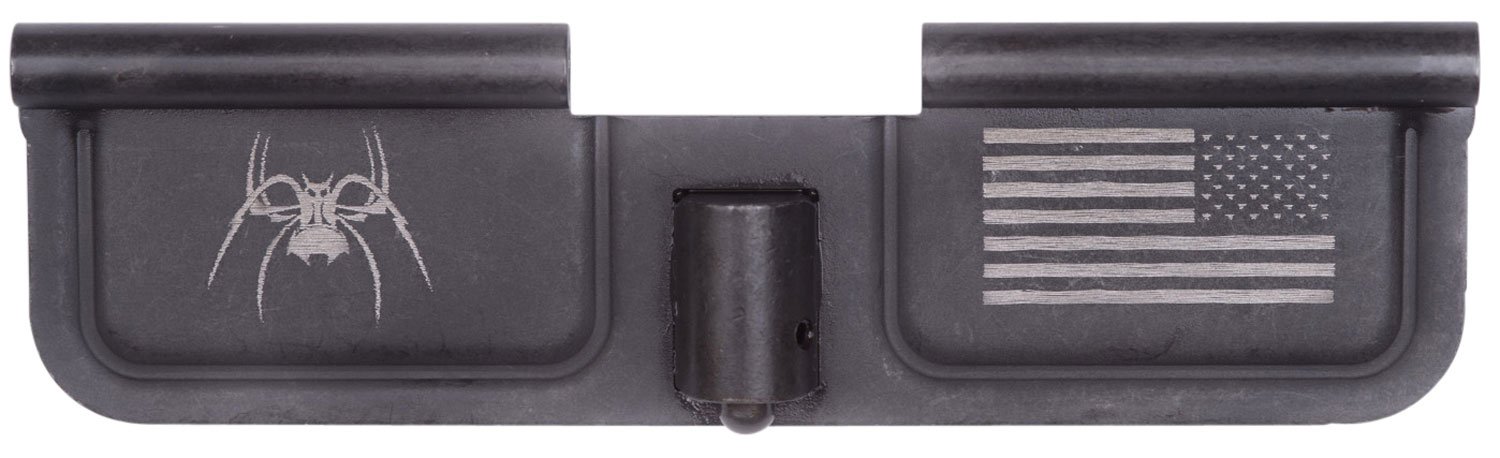 Spikes SED7010 Ejection Port Door Spider and Flag AR-15 Black Phosphate ...