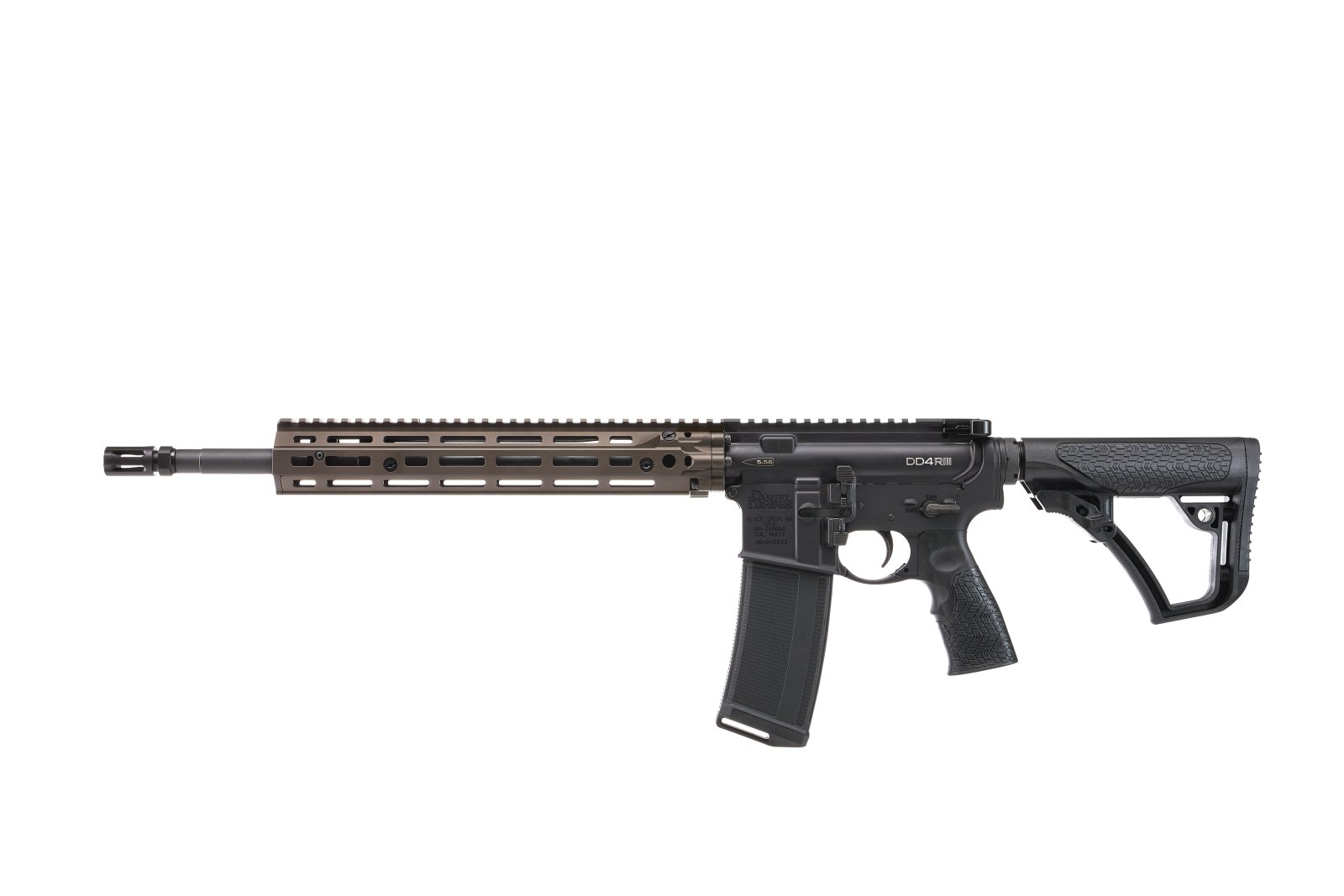 Daniel Defense DD4 RIII 5.56 NATO AR-15 Rifle 16" Black - Daniel Defense - 223 Rem | 5.56 NATO