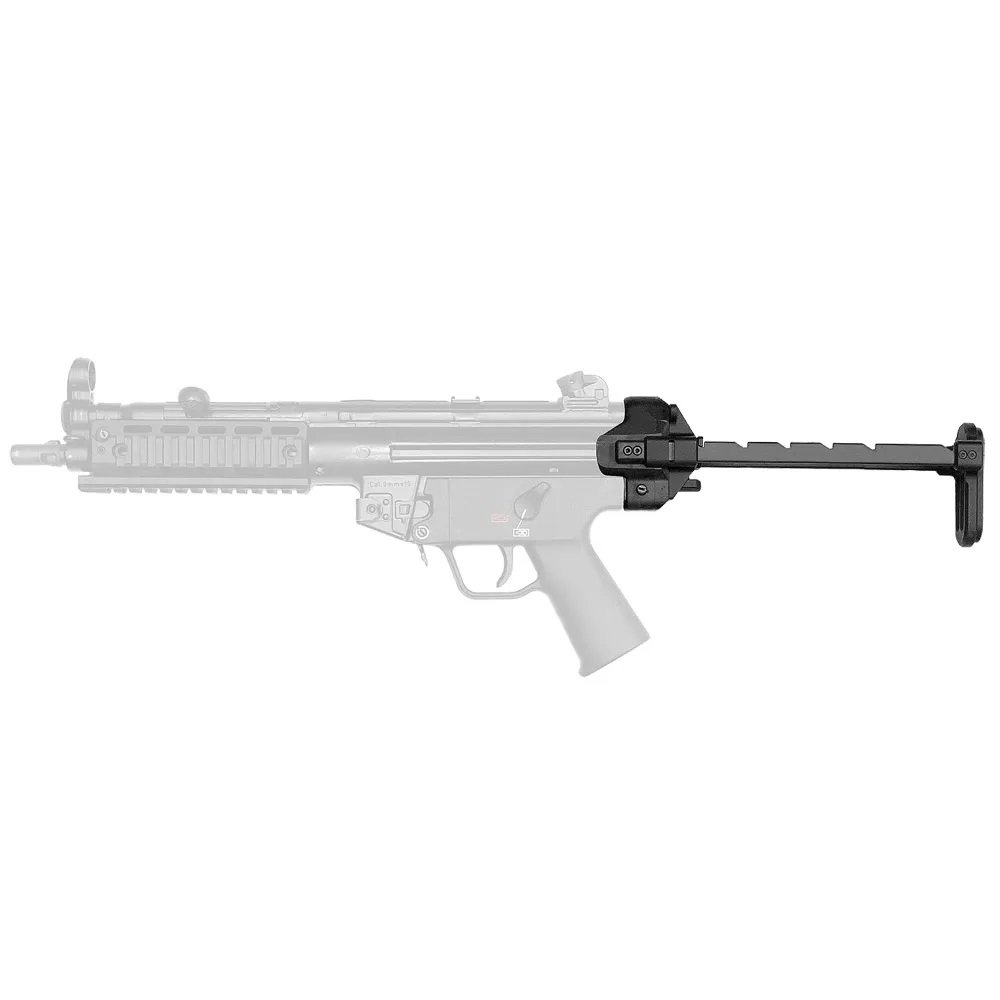 B&T BT-200590 Telescopic Stock Black for HK SP5 - B&T USA