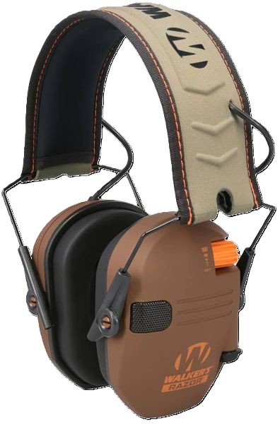 Walker's GWPRSEMLEB Razor Slim Electronic Muff 23 dB Over the Head