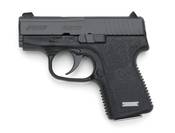 Kahr P380 Premium Series .380 ACP Pistol, Black Polymer Frame, Matte Black Stainless Steel Slide, DAO, 2.53" Barrel, 6-Round Capacity, Tritium Night Sights, Lightweight 9.97 oz - KAHR ARMS - 380 ACP