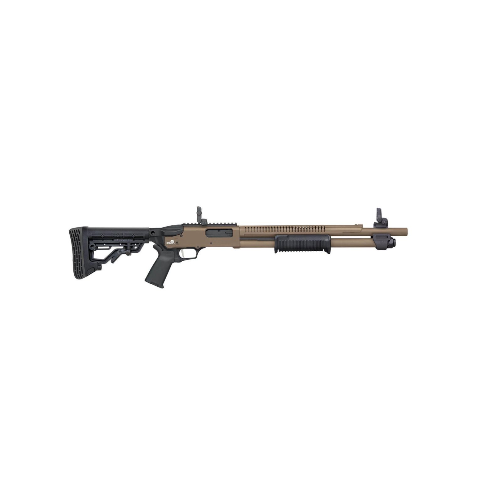 Mossberg 50758 590R 12 Gauge Pump 3" 6+1 18.50" Flat Dark Earth... - Mossberg - 12 Gauge
