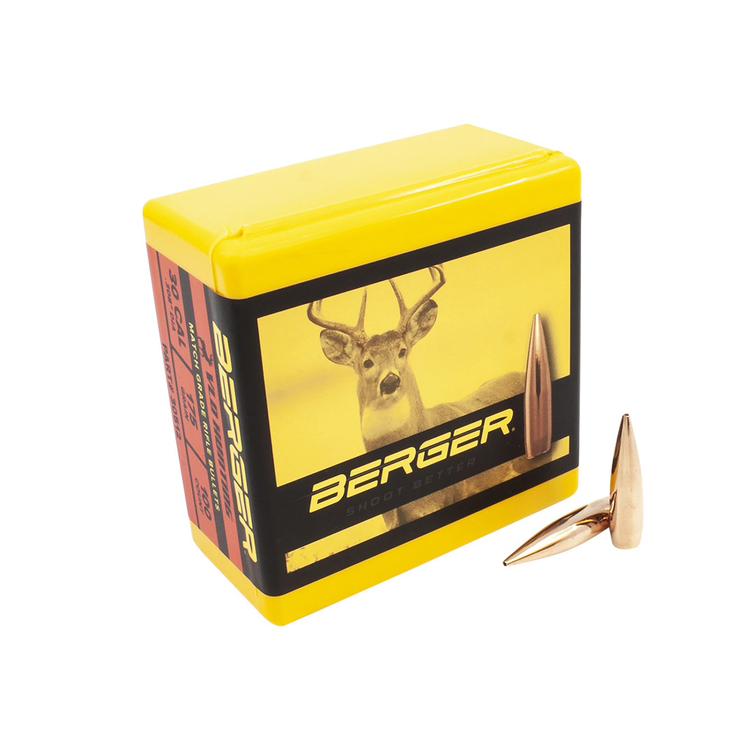 Berger 30512 VLD Hunting Bullets 30 Cal 175gr 100/Box - Berger Bullets - 30 Caliber
