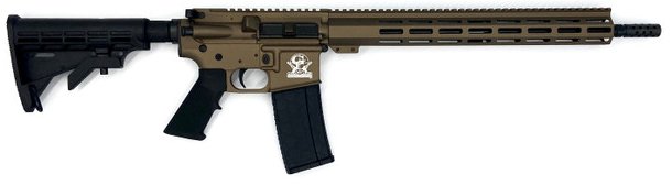 GLFA AR15 Rifle .223 WYLDE 16" Barrel 30 RDS Burnt Bronze Finish