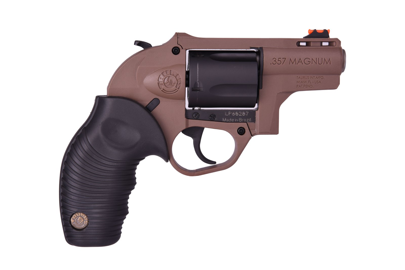 Taurus 2-605021B 605 Protector 2" Revolver 357 Mag/38 Spl Brown 5-Shot - Taurus International Manufacturing, Inc. - 357 MAGNUM | 38 SPECIAL