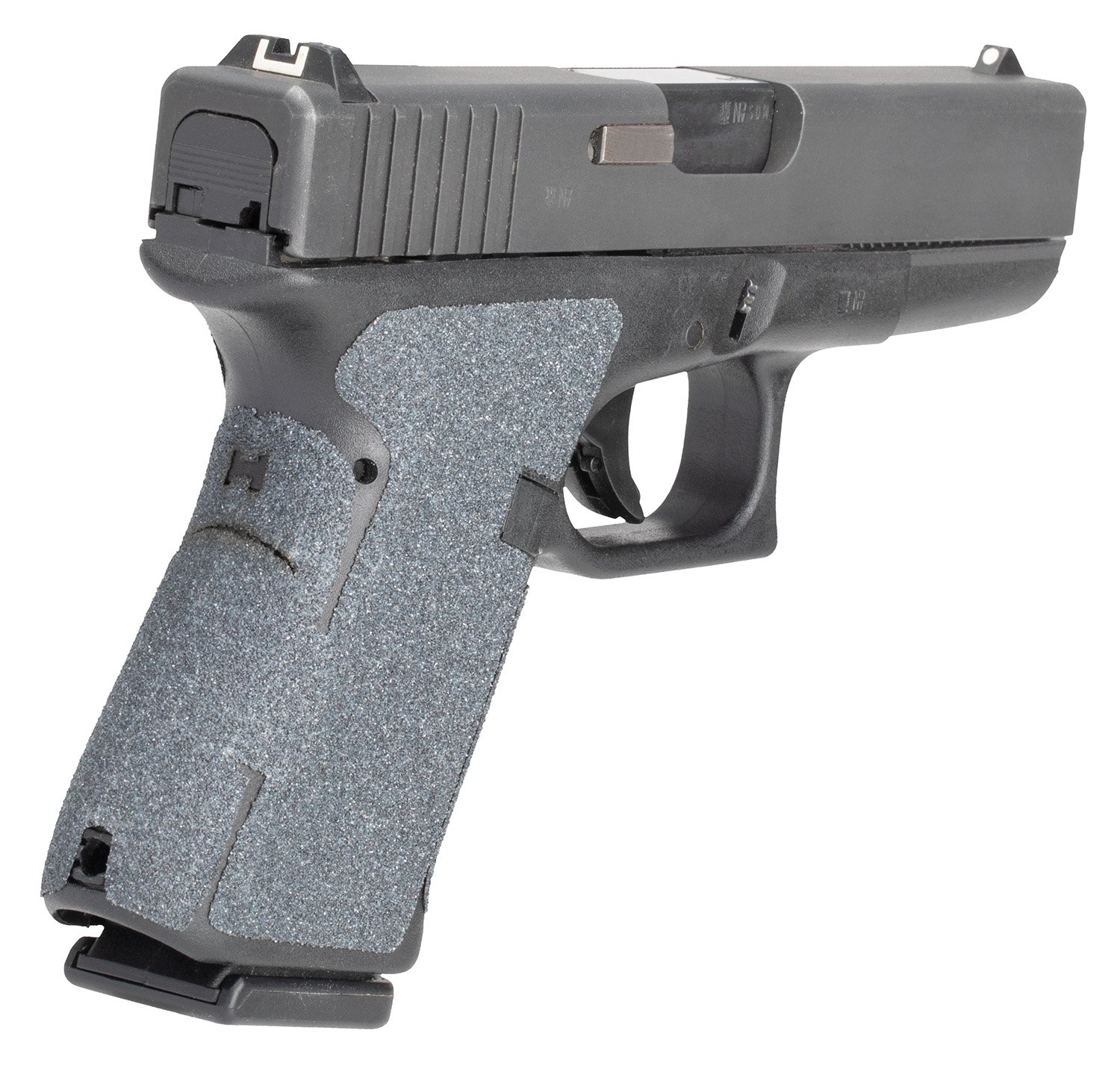 Glock Gen 5 Models Adhesive Grip Black Ultra Thin Heavy Grit - Hogue