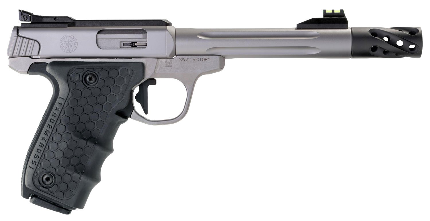 Smith & Wesson SW22 Victory Target 22 LR 6 in Stainless Steel 10+1