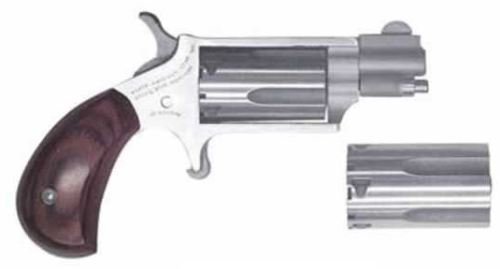 NAA Mini-Revolver 22 Magnum Stainless 5-Shot Convertible Cylinder - NAA - 22 LR | 22 Magnum