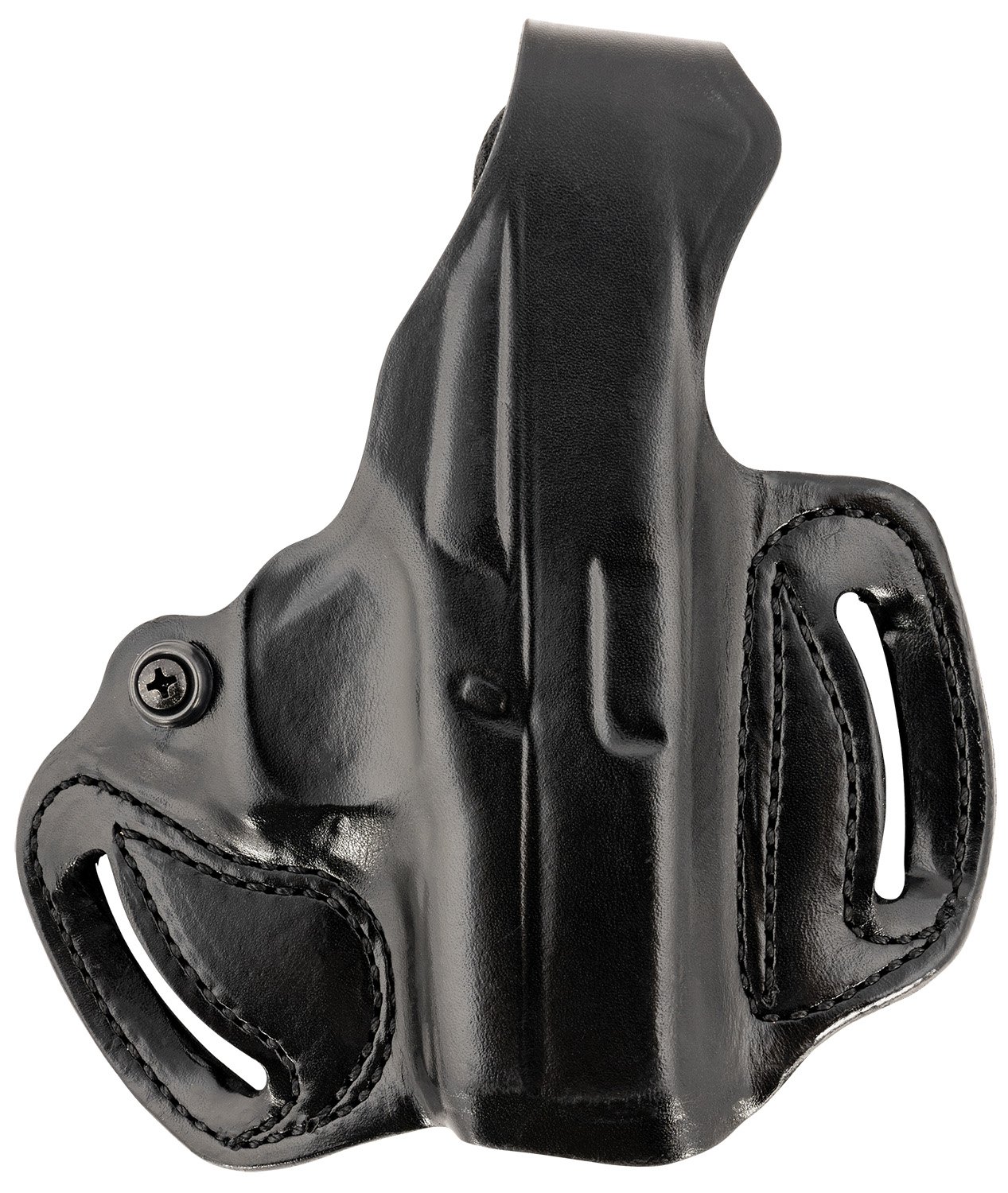 DeSantis 085BA8BZ0 Thumb Break Mini Slide OWB Black Leather for Glock 43/48 - DeSantis - BLACK