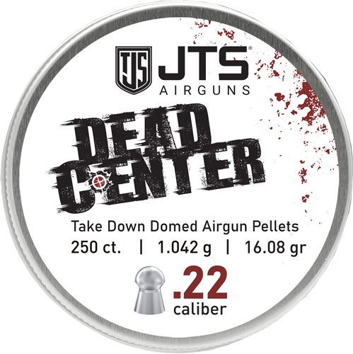 JTS PELLETS DEAD CENTER 22 DOMED 16.08 GR 250CT - JTS - 22