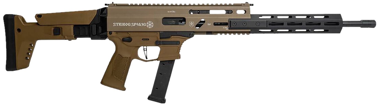 Grand Power 810091156483 Stribog SP9A3G 9mm Luger 16" Black Barrel... - Grand Power - 9mm Luger (9x19 Parabellum)