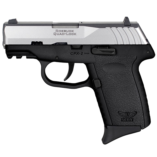 SCCY CPX-2 Gen 3 9mm Pistol Stainless/Black