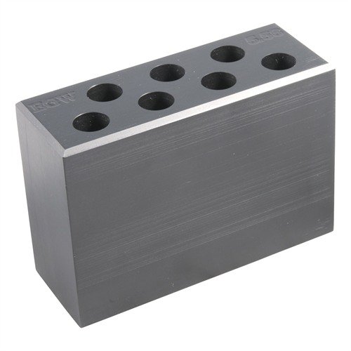 EGW 70160 5.56 NATO Ammo Chamber Checker, 7-Hole, 6061-T6 Aluminum