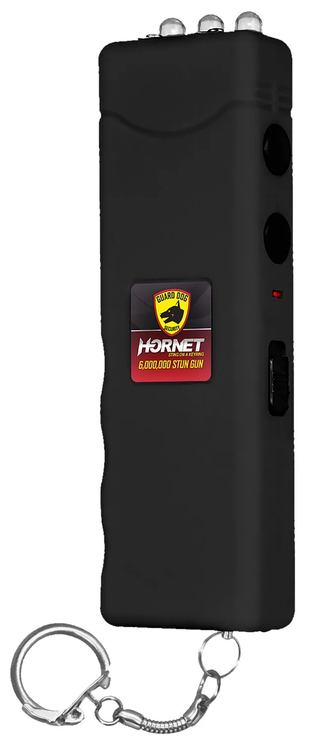 GuardDog Hornet Stun Gun SGGDH6000BK Black LED Light 1042 - GuardDog