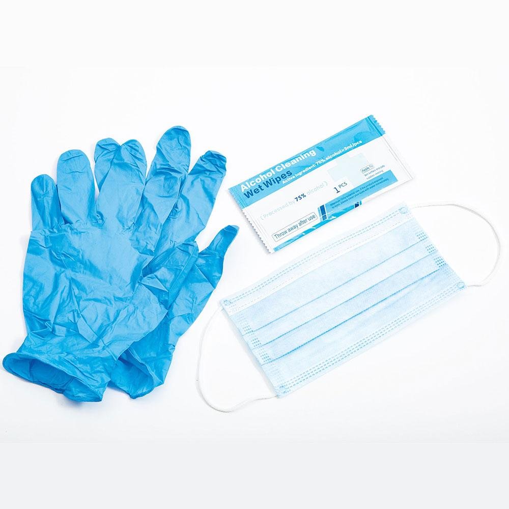 Buy Honeywell Safety RWS-50101 Multi-Pack PPE Kit 3 Masks 3 Gloves 5 Wipes online