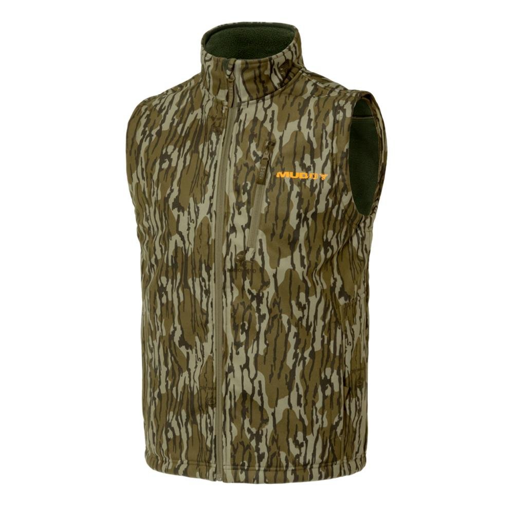 Muddy MUD-WDP-VEST-MOB-2X TRX Softshell Vest Mossy Oak Bottomland 2XL