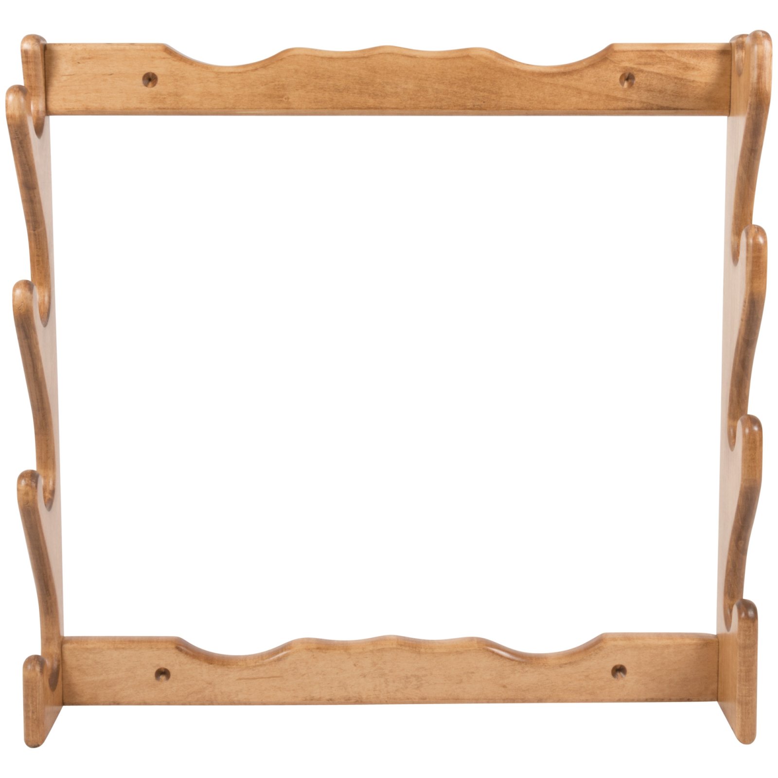 Allen Four Gun Wooden Wall Rack Natural Finish 24.5"x24.5"x4.25" - Allen Company