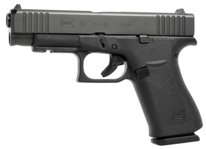 Glock PA4850201FR G48 9mm 4.01" Gas Nitride Semi-Auto Pistol