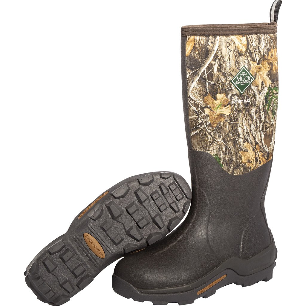 Muck Woody Max Boot WDM-RTE-RTR-080 Realtree Edge 8, Waterproof, Thermal Foam