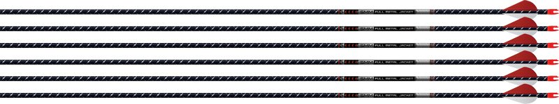 Easton 417843 5mm Full Metal Jacket Arrows 500 Blazer Vanes 6pk