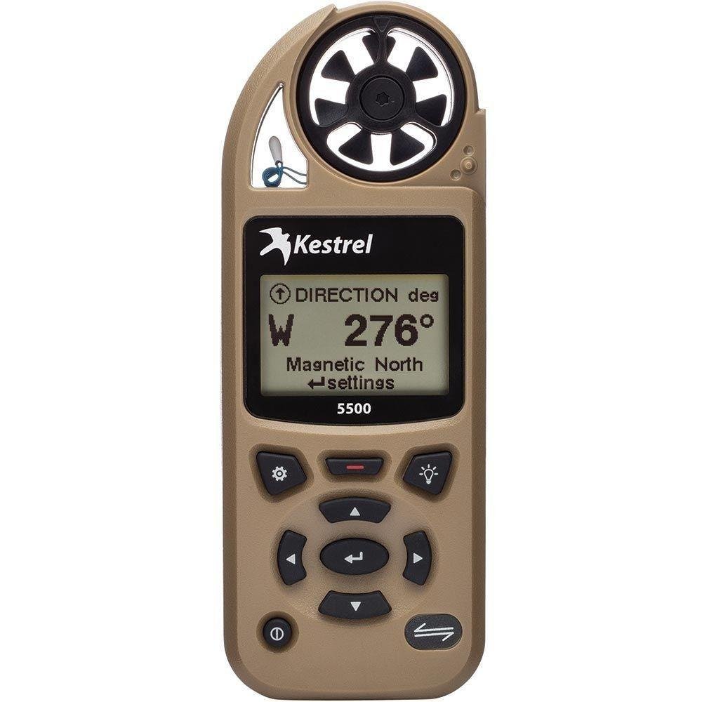 Kestrel 5500 Weather Meter + Bluetooth LiNK Vane Mount - Desert Tan