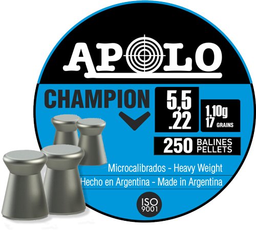 HATSAN APOLO 22 CHAMPION 17 GRAIN 250 PACK - Apolo Pellets