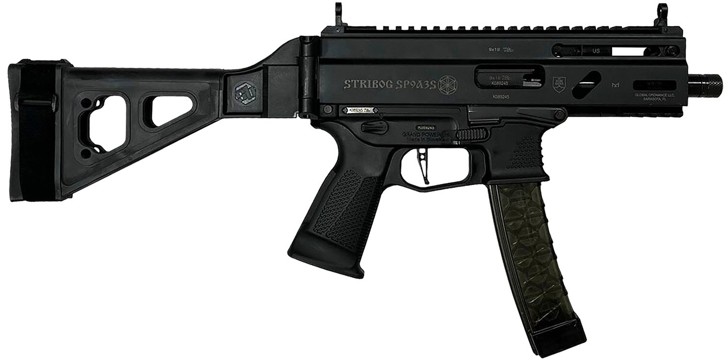 Grand Power 810091152836 Stribog SP9A35S 9mm Luger 30+1 8" Black...