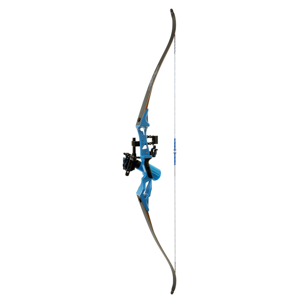 Fin Finder 81380 Bank Runner Bowfishing Recurve 35 lbs RH Blue 58"