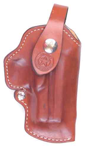Bond Arms BAH-RT-425-TN-R-BT Leather Belt Holster RH Tan Snake Slayer IV