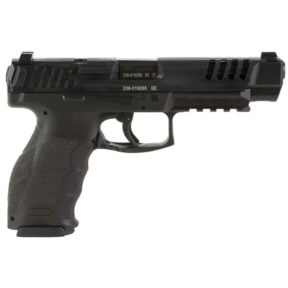 HK 81000594 VP9L Optic Ready 9mm Luger 5" 10+1 (3) Black Black Steel Slide Black Interchangeable Backstrap Grip Night Sights