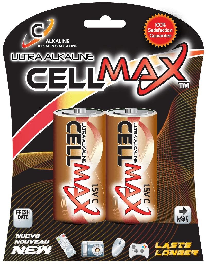 Value Max CellMax C LR14 Ultra Alkaline Batteries 2 Pack
