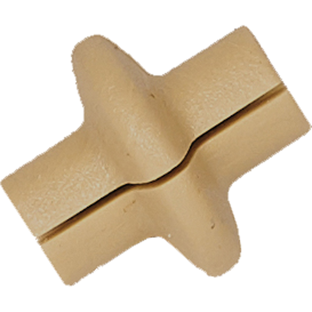 Pine Ridge Archery Kisser Button Slotted Tan 1 pk. - Model 2798-T - Soft Material - Installs Without Removing String - Noise & Vibration Eliminator