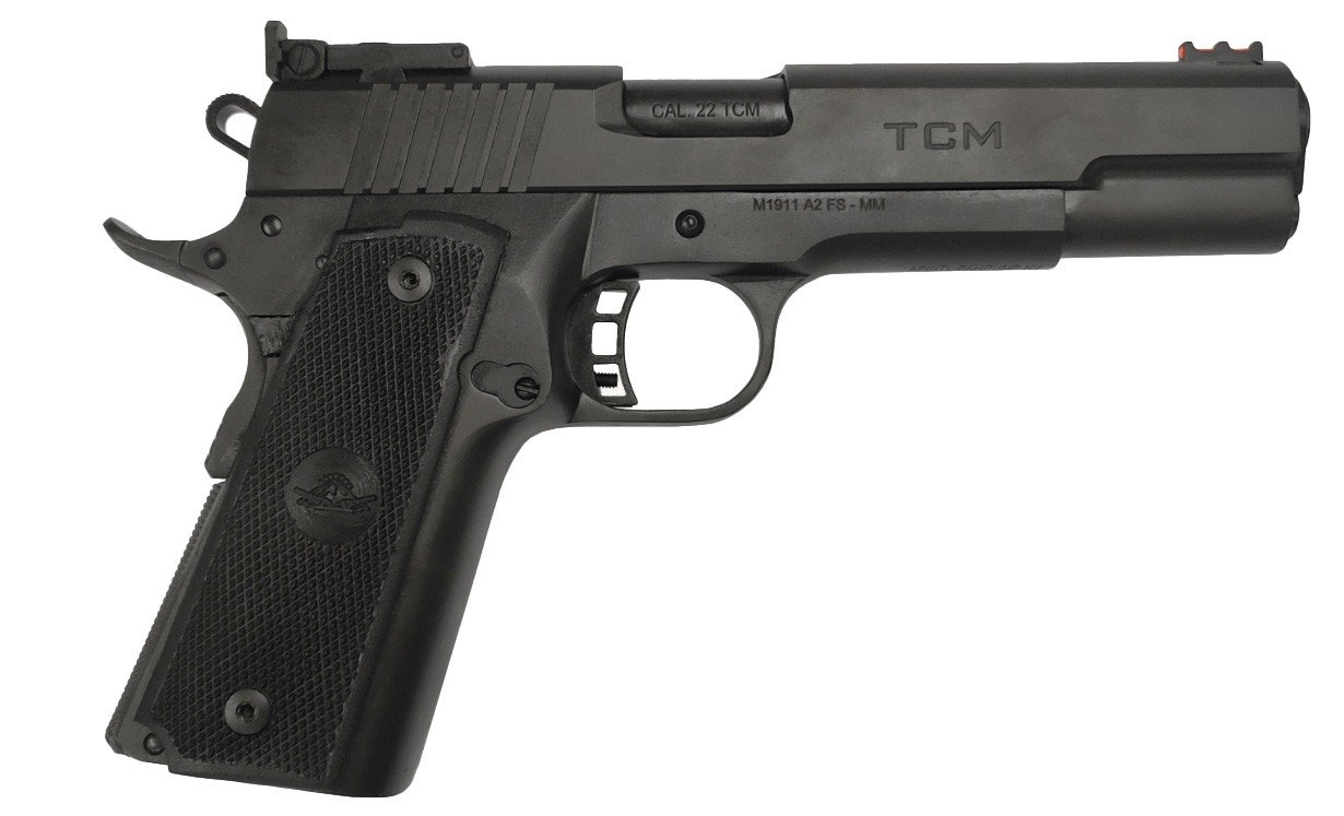 Rock Island 56879 TCM Armorlube Full Size 22 17+1 5" Black PECVD...