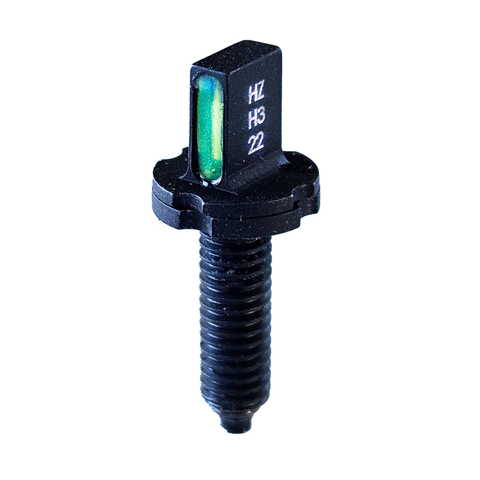 HiViz ARN101 AR-15 Tritium Front Sight Black Post Steel