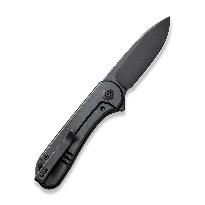 WE Knife WE18062X3 Elementum 2.96" Black Titanium 20CV Frame Lock