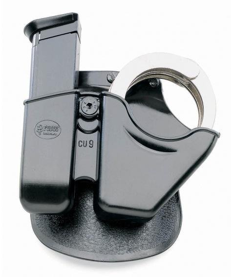 Fobus CU9RP Roto Handcuff/Magazine Holster Paddle, Polymer, Black - First Samco/Fobus - 9mm