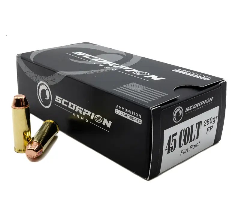 Buy SCORPION AMO 45 COLT 250GR TMC- FP 50RD BOX ( 20 BOXES PER CASE) online