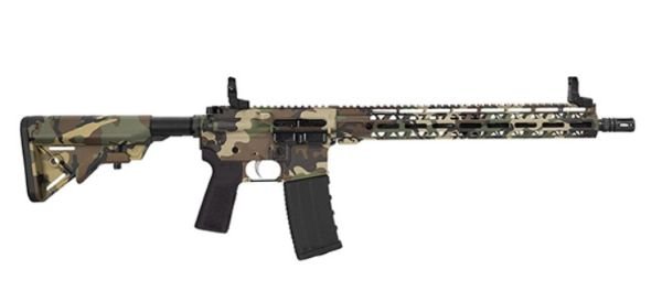 Hi-Point HP15P-300BLK M81 HP-15 Pistol 300 AAC Blackout 10.5" M81 Woodland Camo Semi-Auto - Hi-Point Firearms - .300 AAC Blackout (7.62x35mm)