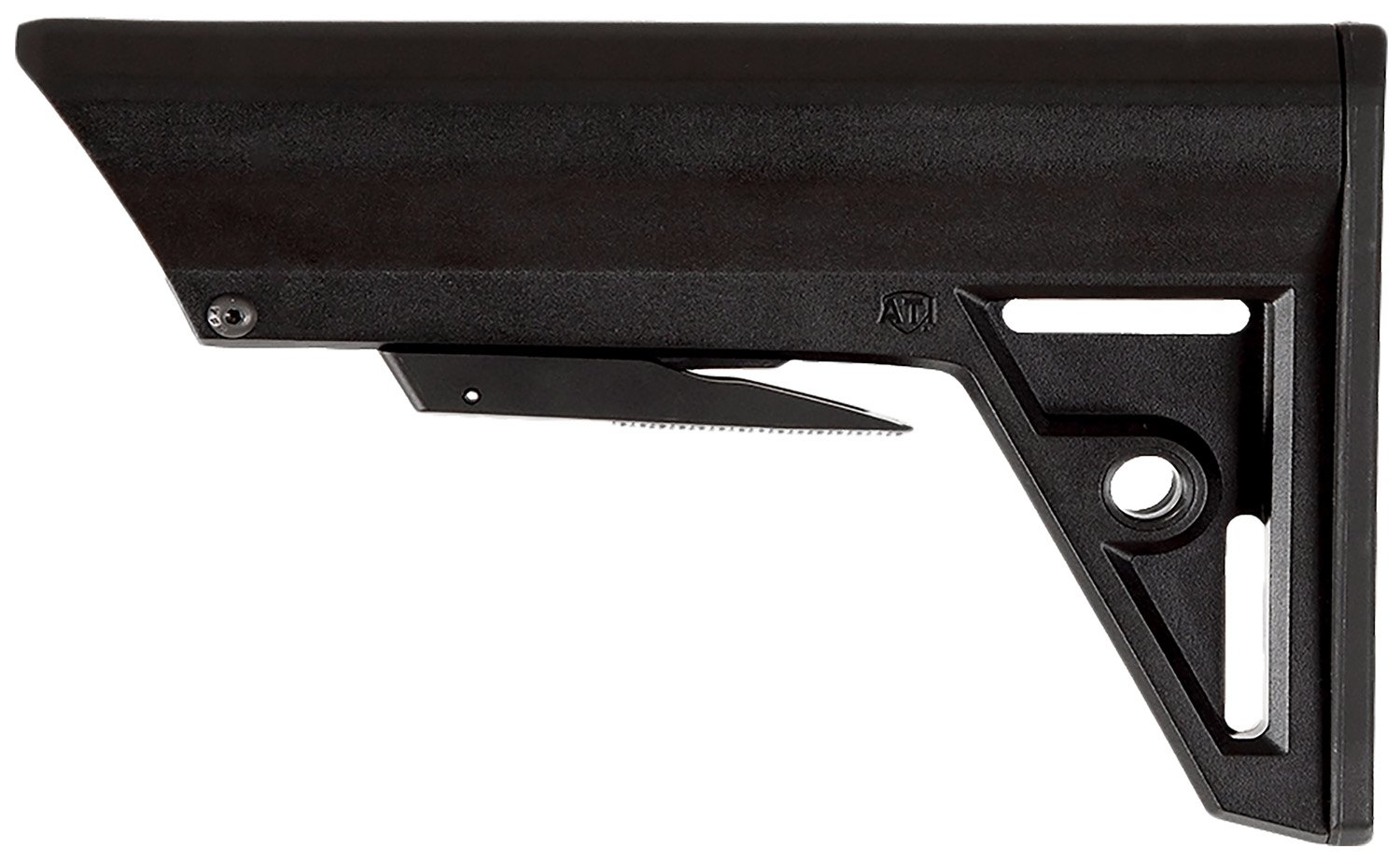 ATI C.2.10.2212 TactLite GEN2 Adjustable Stock, AR-15/AR-10, 6.2oz, Black