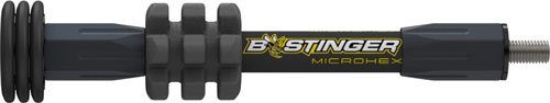 B-Stinger MicroHex Stabilizer Matte Black 6 in. Model: MHX06MB