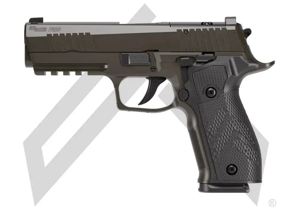 Sig Sauer P226 XCarry Legion Handgun 9mm Luger 10rd Magazines(3) 3.8 Barrel DA/SA Optic Ready Legion Grey Cerakote - Sig Sauer - 9mm
