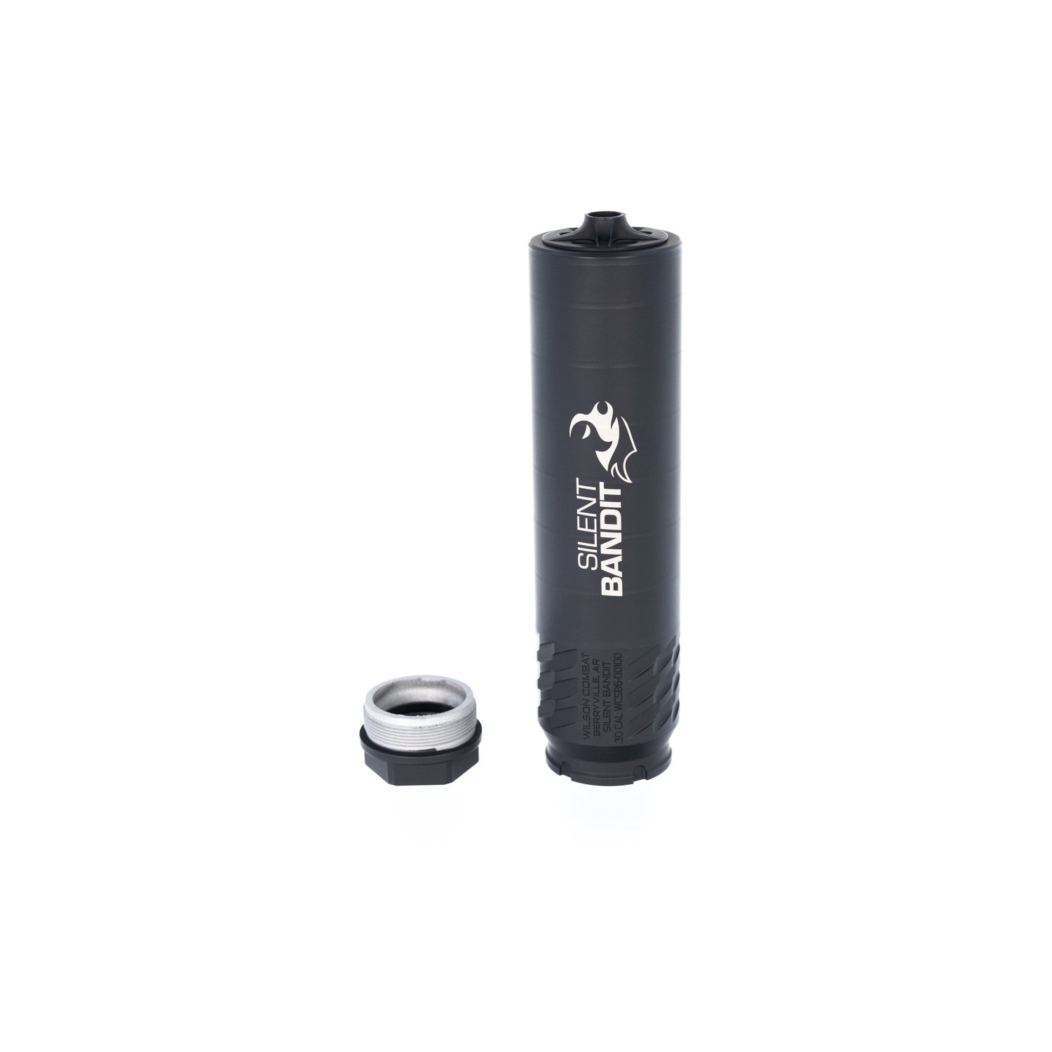 Wilson Combat SP-SB-9-6-BLK Silent Bandit 9mm  Black Armor-Tuff NFA - Silencer - Wilson Combat - 9MM