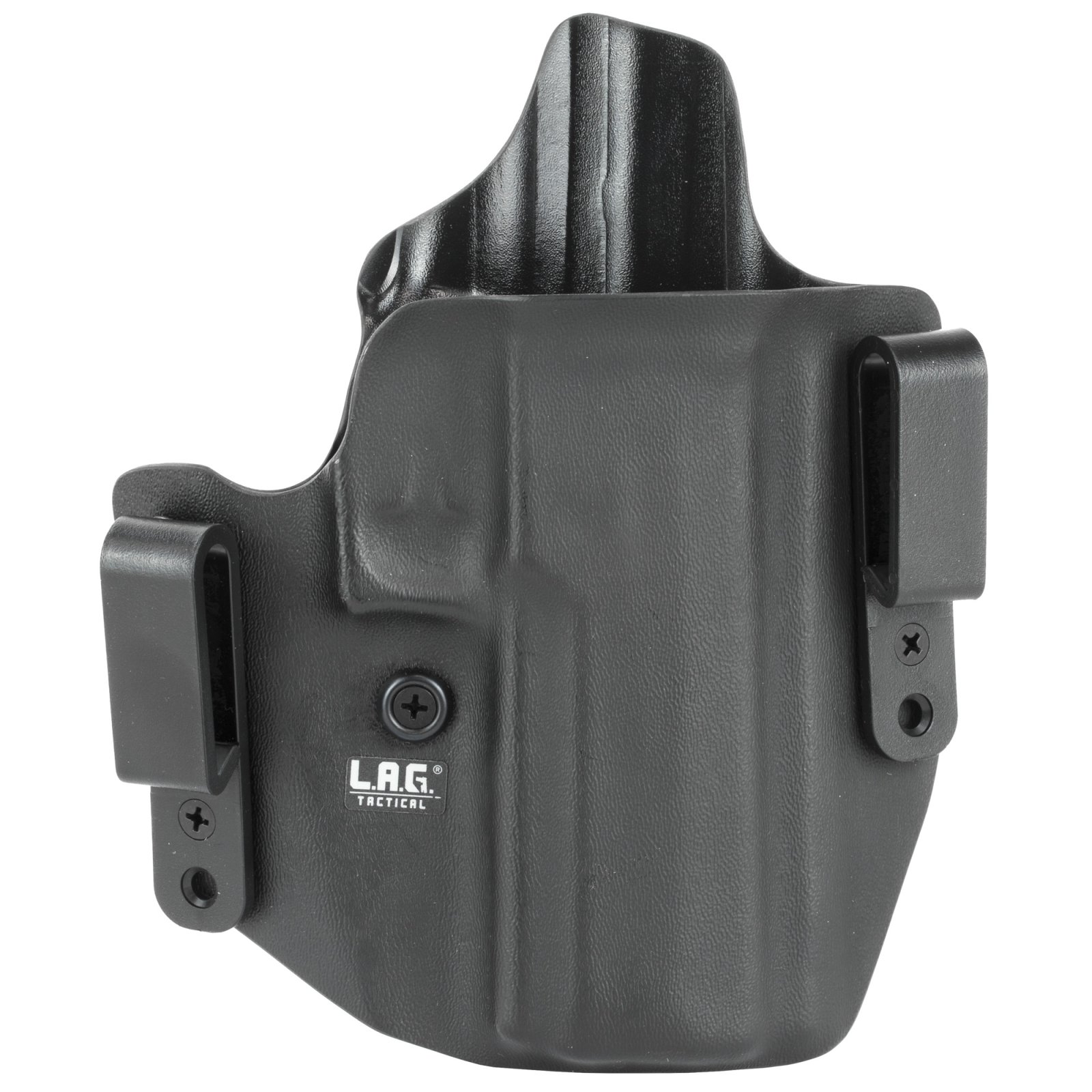 L.A.G. Tactical 2078 Defender Holster SIG P320 Full Size 9/40 Kydex Black - L.A.G. Tactical, Inc.