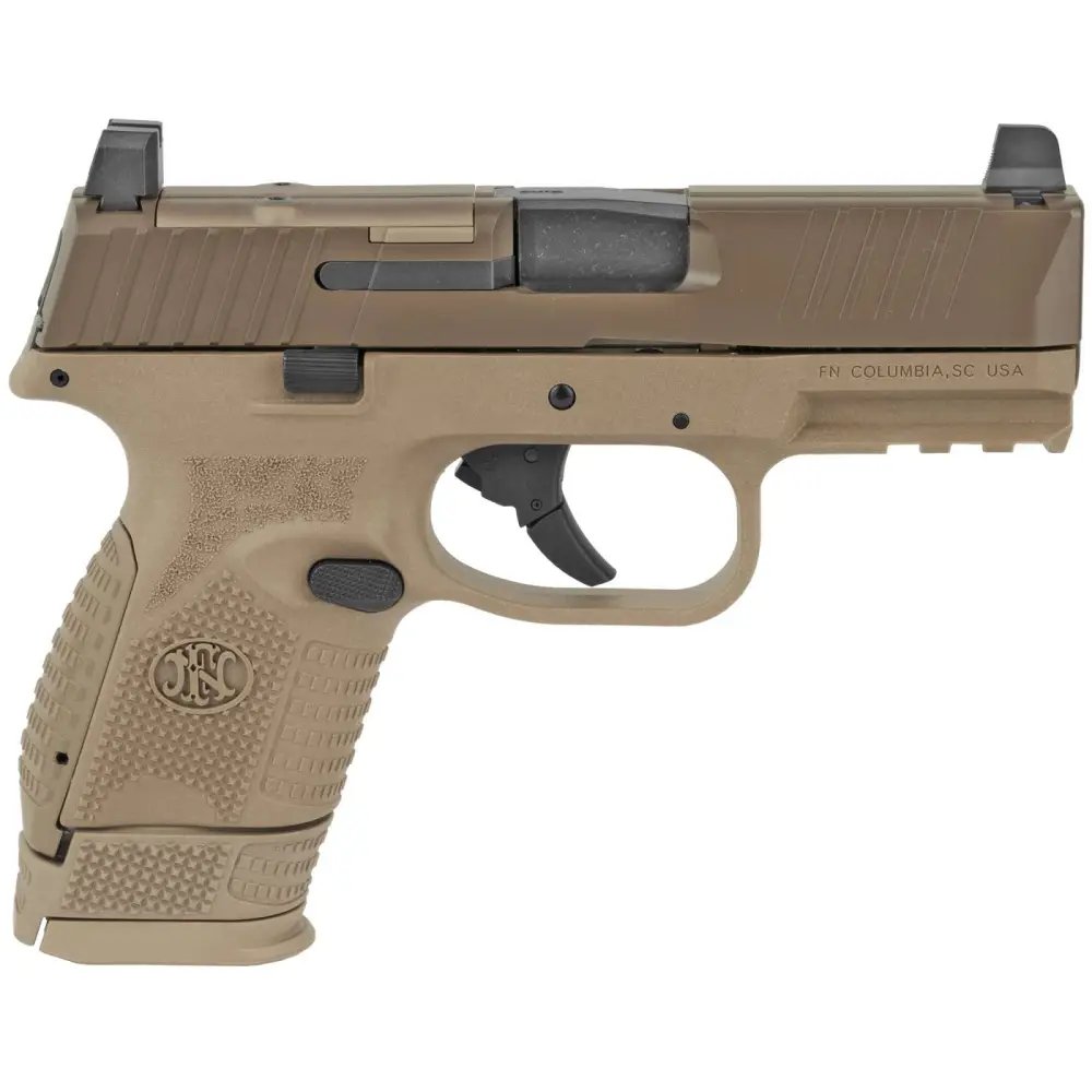 FN 509 Compact MRD 9mm 3.7" Pistol FDE - FN America - 9mm