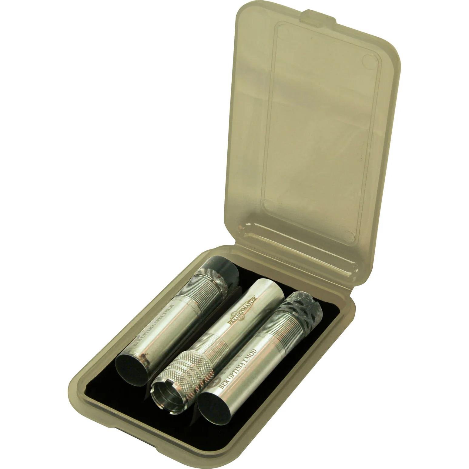 MTM Choke Extended Tube Case Holds 3 Chokes Clear Smoke - MTM Case-Gard