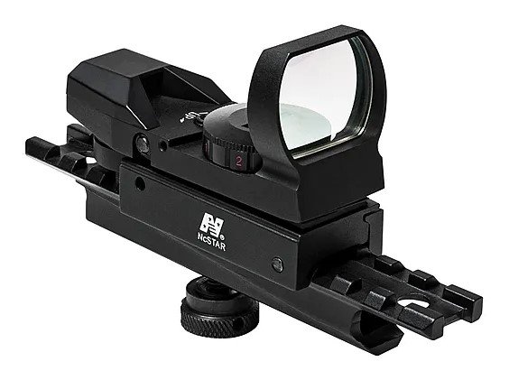NcStar KARHD4RGB-A Red/Green Reflex Sight with 4 Reticles AR-15 Adapter