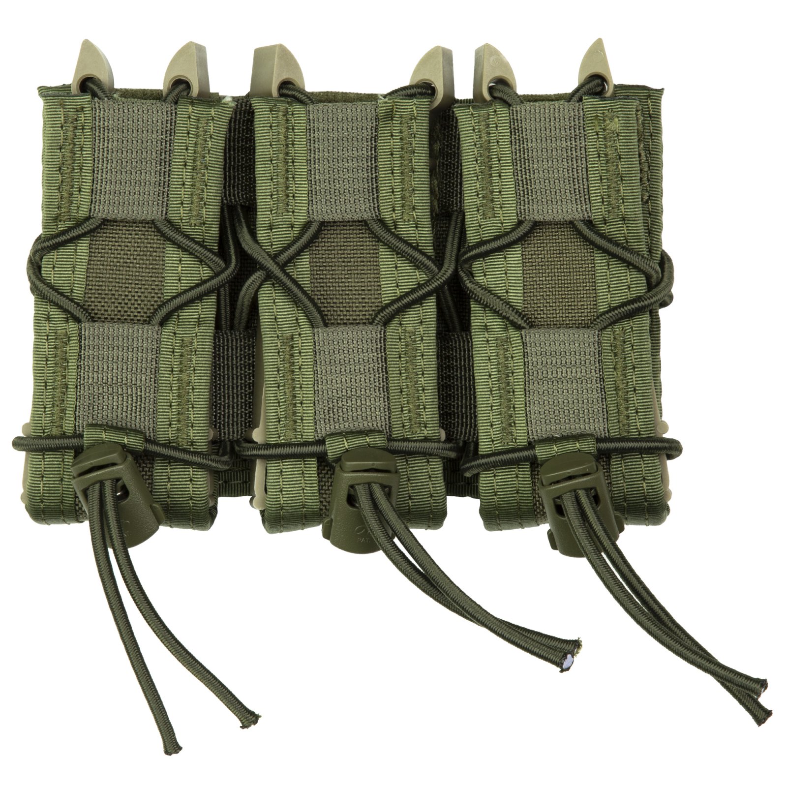 High Speed Gear 11PT03OD Pistol TACO Triple Mag Pouch, MOLLE, OD Green
