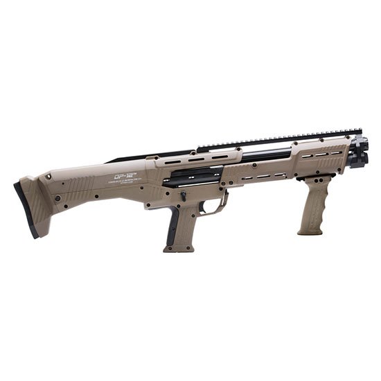 Standard MFG DP-12 Double Barrel Pump Shotgun, 12 Gauge, 18.875" Barrels, FDE