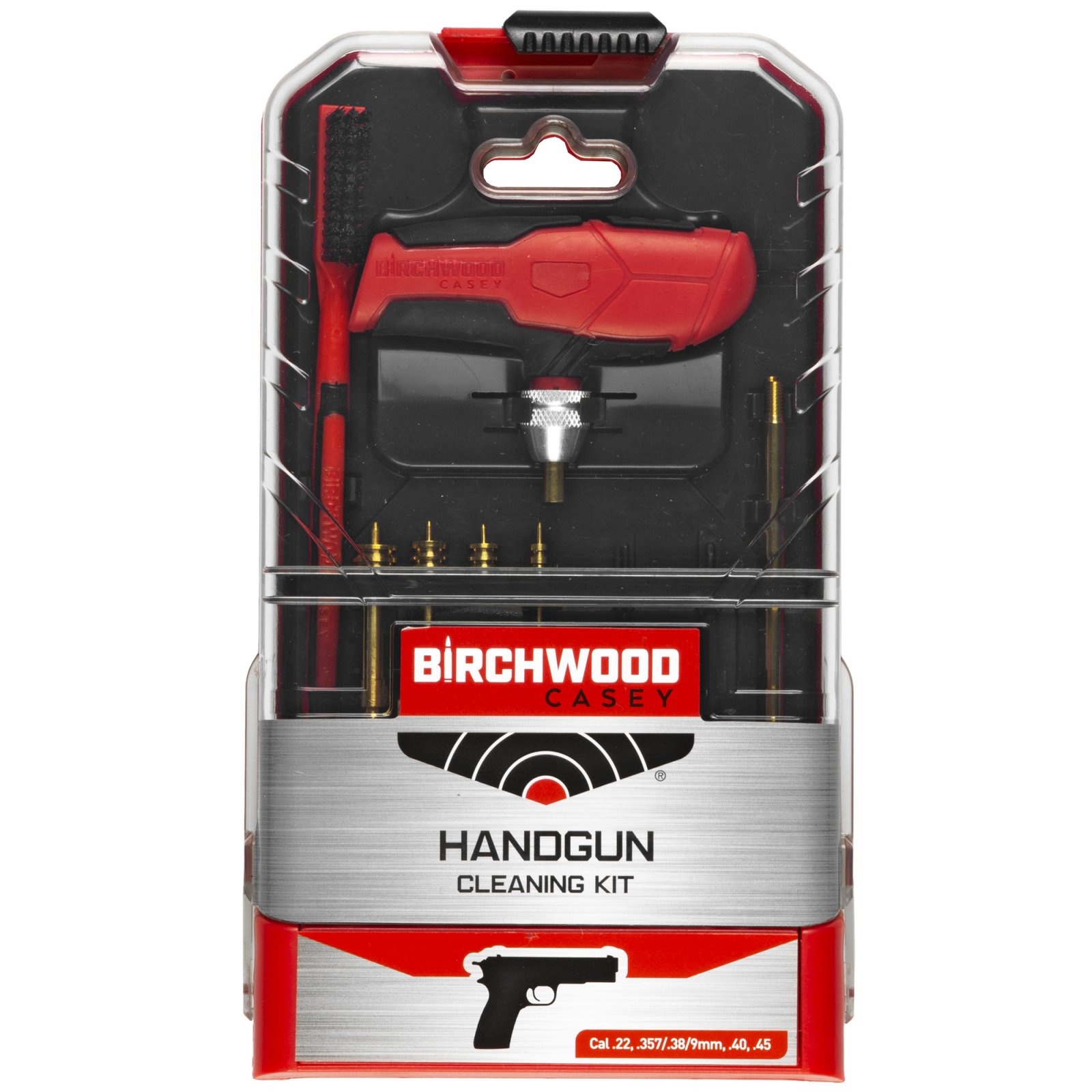 Birchwood Casey Universal Handgun Cleaning Kit 16 Pieces Custom Handle