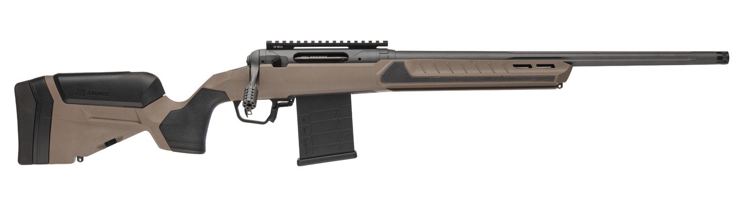 Savage Arms 32666 110 Core Tactical 223 Rem | 5.56 NATO 18" Platnum Cerakote Rifle - Savage Arms